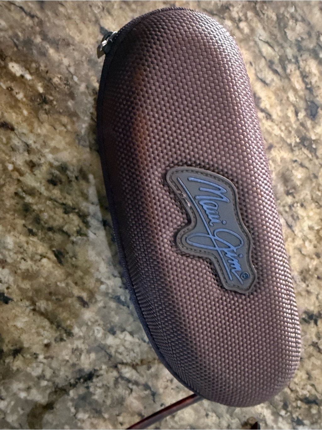 Maui Jim Men's Textured Brown Sunglasses Case